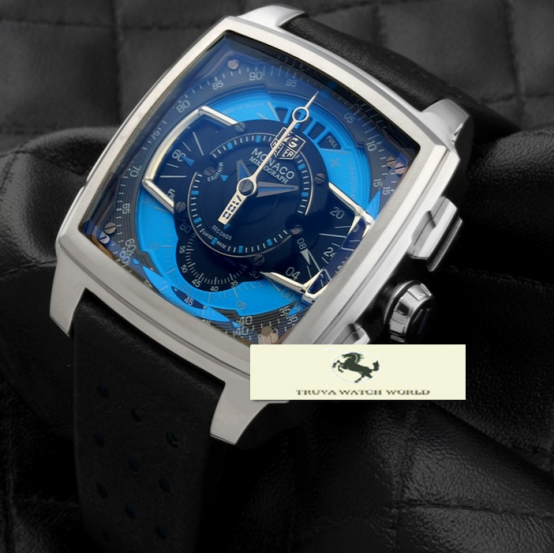 HK1380 TAG HEUER MONACO MİKROGRAPF GÜMÜŞ